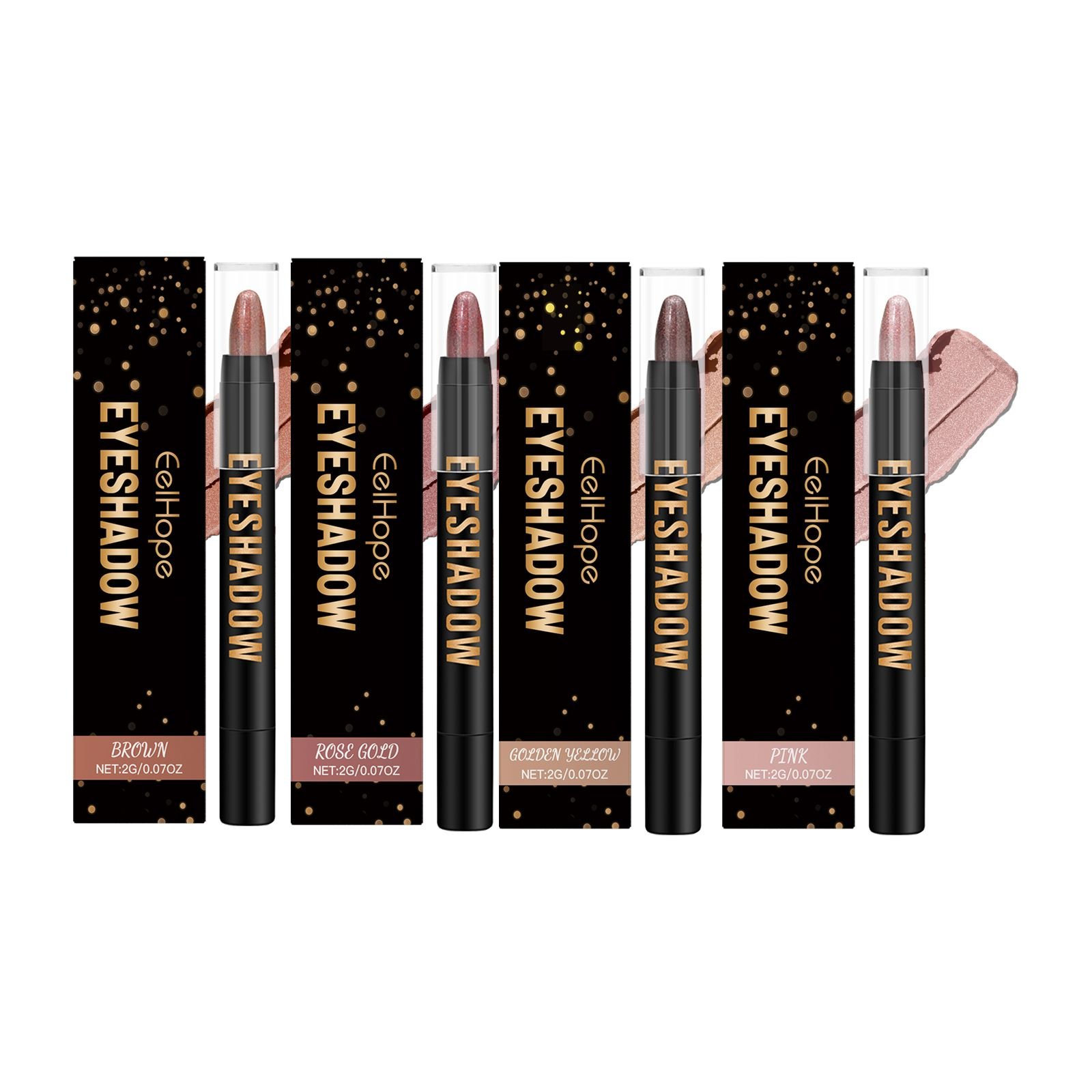 Eelhope Eyeshadow Stick Series Matte Cream Holding Makeup Color, Easy To Use Eyeshadow Stick
