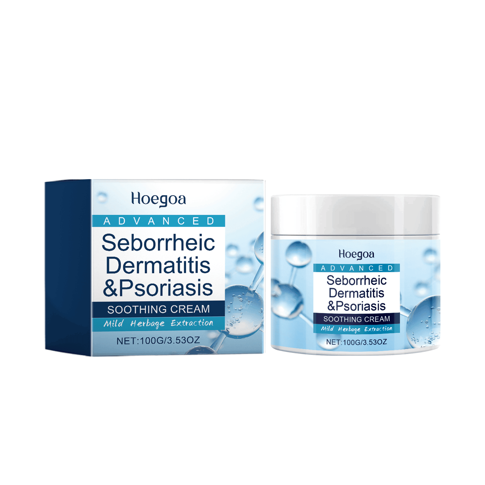 Hoegoa Scalp Soothing Cream - Gentle Nourishment, Cleanse and Repair, Massage Scalp to Reduce Dandruff, Soothing Balm