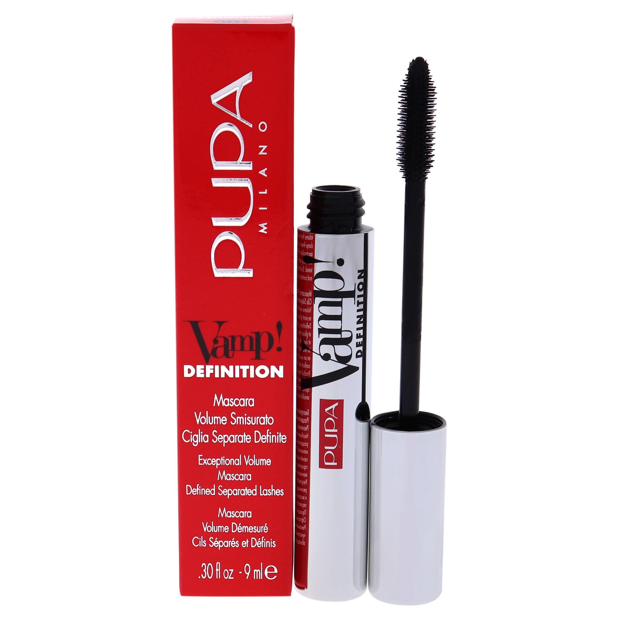 Vamp! Definition Mascara - 001 Extra Black by Pupa Milano for Women - 0.3 oz Mascara