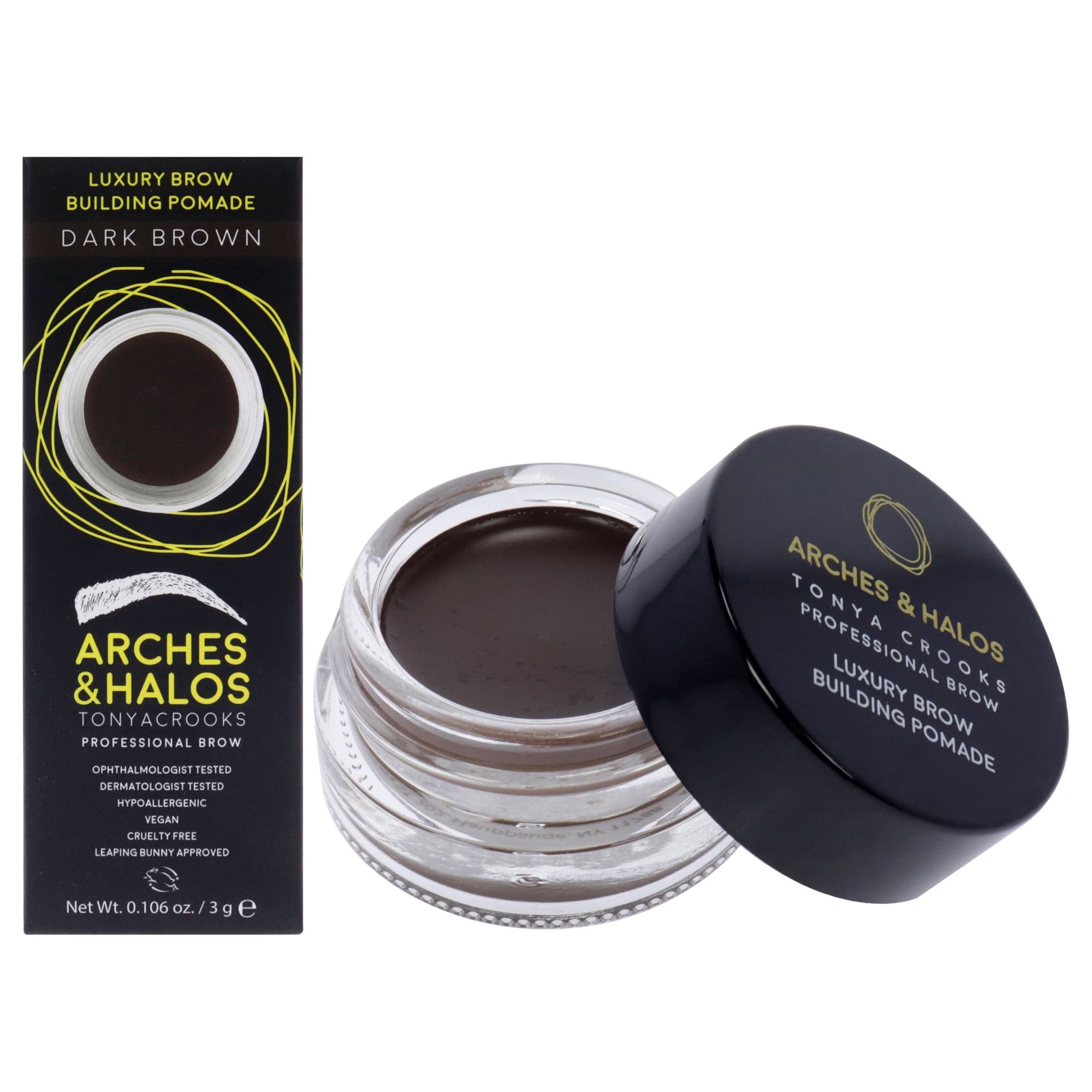 Luxury Brow Buiding Pomade -  Arches and Halos for Women - 0.106 oz Pomade