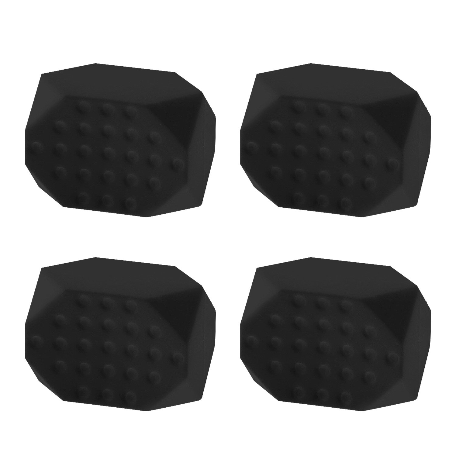 4 Pack Jawline Exerciser for Men Women Jaw Trainer Shaper Sagging Skin Double Chin Reducer with 3 Resistance Levels for Beginners Intermediate Expert (Option: Black)