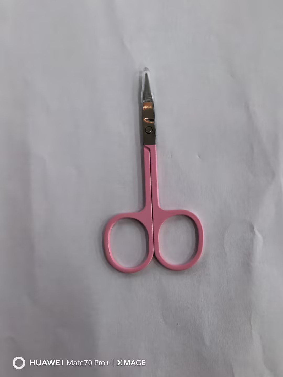 Stainless Steel Color Titanium Eyebrow Trimmer Makeup Beauty Small Scissors (Option: Gradual powder-Flash bag)