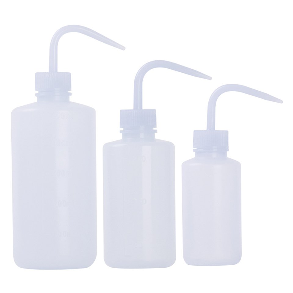 150/250/500ml Eyelash Cleaning Bottle Washing Lashes White Pink Blue Color Bottles Eyelashes Remover Applicator Makeup Tool (Color: 3pcs White)