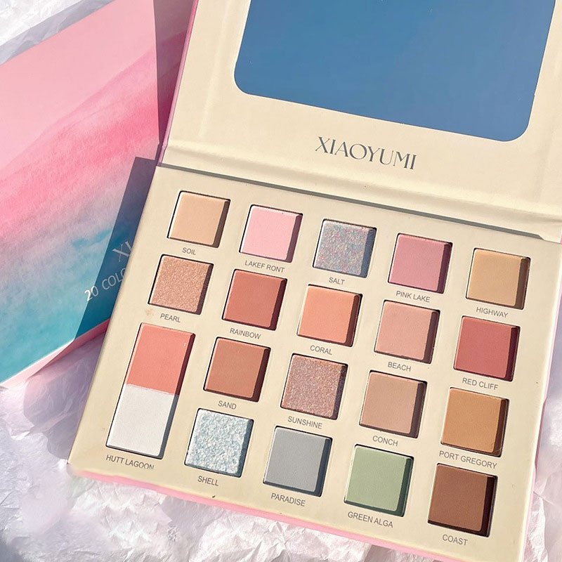 20 Colors Shiny Eyeshadow Palette Matte Rose Color Earth Eye Shadow Polarized Glitter Long Lasting Eye Makeup Cosmetic 2025New (Color: eyeshadow palette)