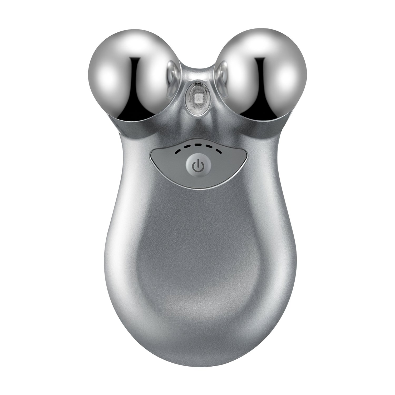 Micro-current Face Massager Rechargeable Face Neck Roller Intelligent Facial Massager with 5 Gears for Skin Tightening Skin Lifting Wrinkle Reducing (Option: Grey)